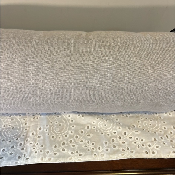 Creep It Real Grey with Black Trim Bolster Pillow Halloween - Picture 6 of 8